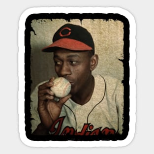 Satchel Paige in Cleveland Guardians Sticker